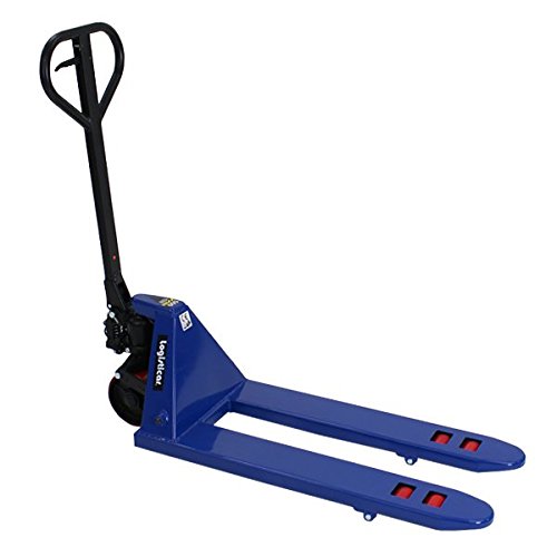 ミニハンドリフト 幅450mm フォーク長さ900mm 500kg ハンドリフト ハンドパレットトラック ハンドリフター 0.5t コンパクト パレットトラック 手動リフト ハンドトラック 物流機器 ダブルローラー オイルポンプ (ブルー)